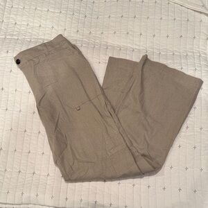 Casual Tan Cargo Pants for Women